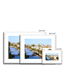 Load image into Gallery viewer, Venice Canals Framed & Mounted Print
