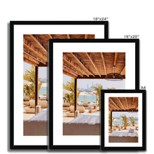 Load image into Gallery viewer, Palm Islands Framed & Mounted Print