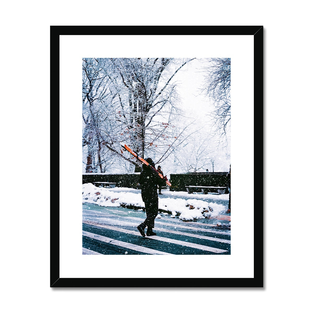 White Jungle 4 Framed & Mounted Print