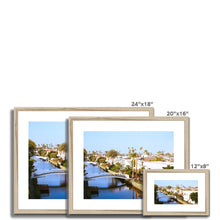 Load image into Gallery viewer, Venice Canals Framed &amp; Mounted Print
