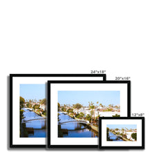 Load image into Gallery viewer, Venice Canals Framed &amp; Mounted Print
